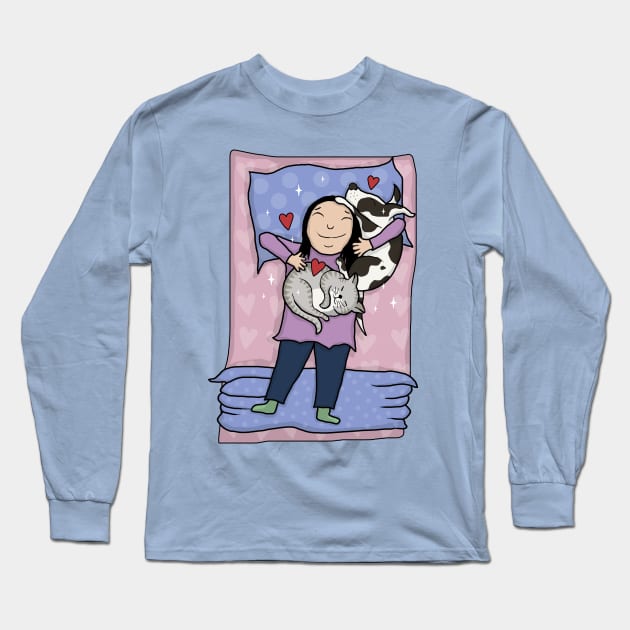 Pet Therapy Long Sleeve T-Shirt by valentinahramov